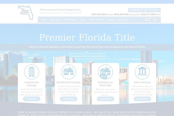premierfloridatitle.com site used Premier