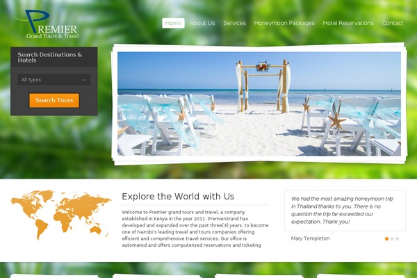 Premier theme site design template sample