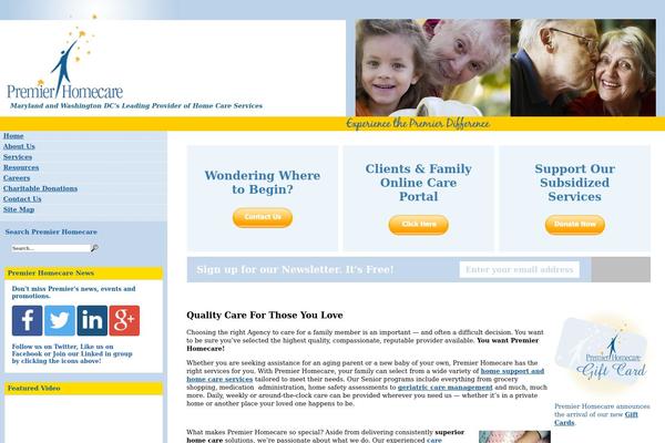 Premier theme site design template sample