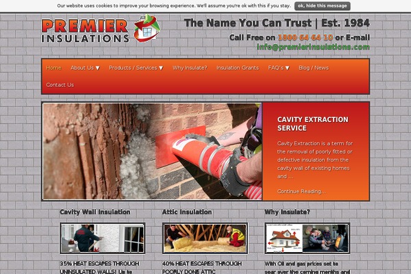 SiteOrigin North theme site design template sample