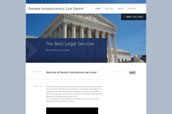 Firm theme site design template sample