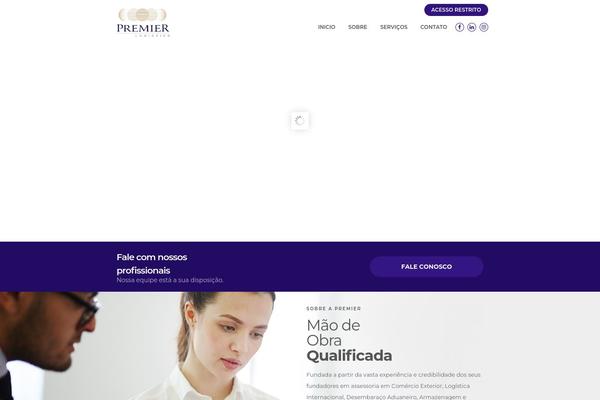 Total theme site design template sample