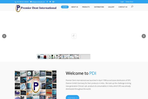 Divi Child theme site design template sample