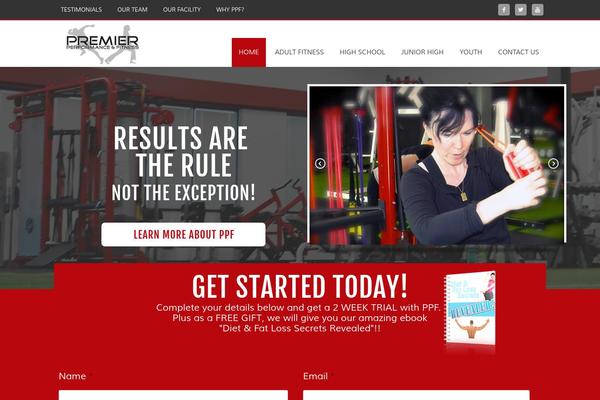 premierperformancefitness.com site used Education Pro
