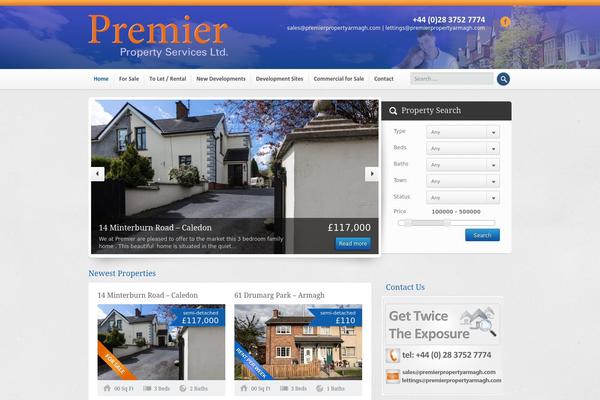 Locality theme site design template sample