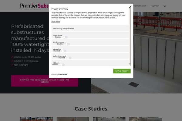 Site using Online-pit-builder plugin