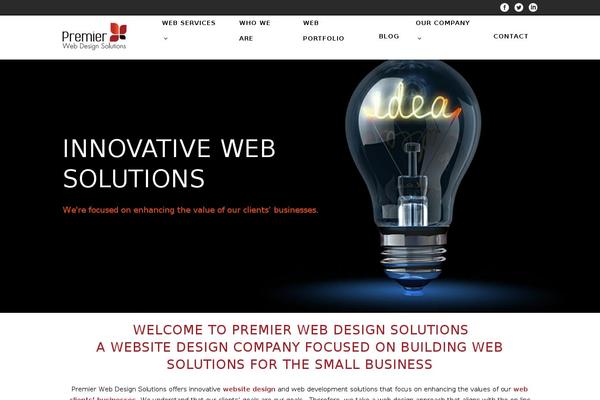 Premier theme site design template sample
