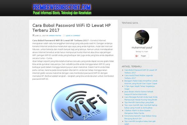 premierwebdirectory.com site used Nitrous Child Theme