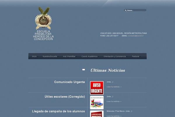 premil.cl site used Boast