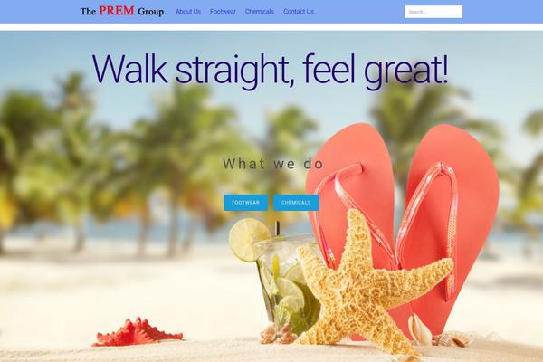 Tesseract theme site design template sample