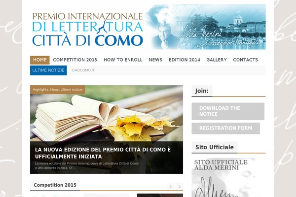 Journal theme site design template sample