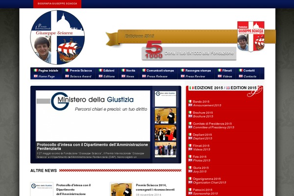 premiosciacca.it site used Premiosciacca2021