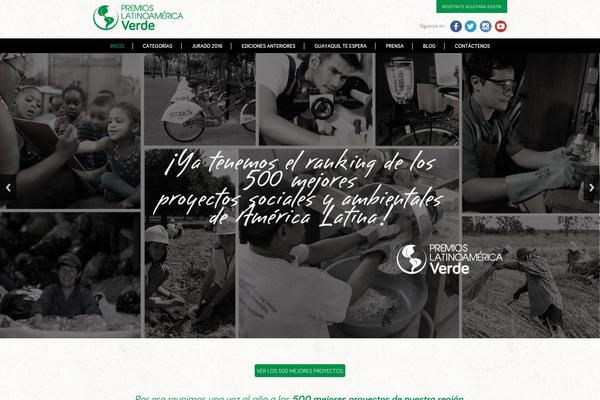 premioslatinoamericaverde.com site used Block Magazine