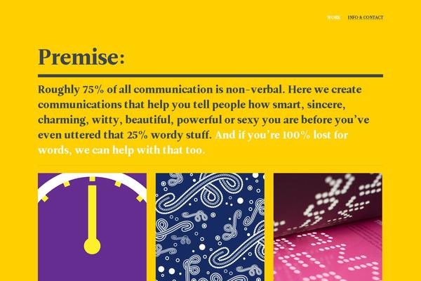 premise.ca site used Yellow