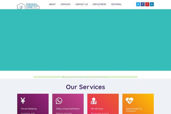 Nanocare theme site design template sample
