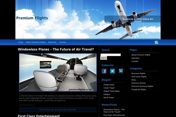 Skyline theme site design template sample