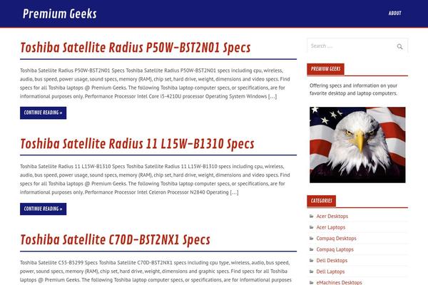 Glades theme site design template sample