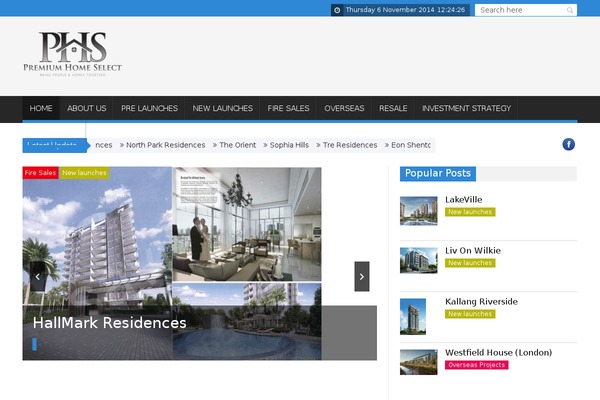 SaladMag theme site design template sample