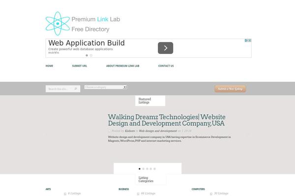 eList theme site design template sample