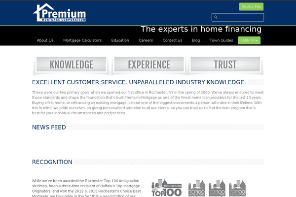 Site using Ditty-rss-ticker plugin