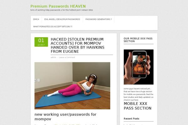 Contango theme site design template sample