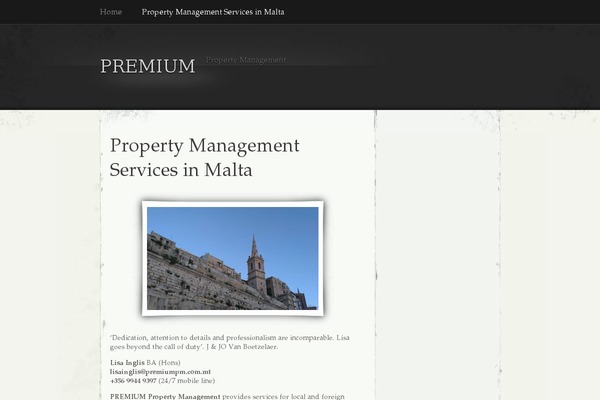 WordPress website example screenshot