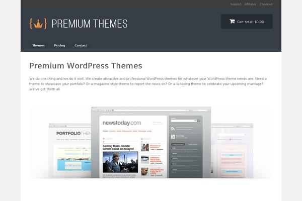 Site using PricingTable plugin