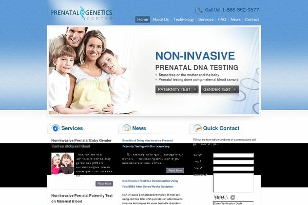 prenatal theme websites examples