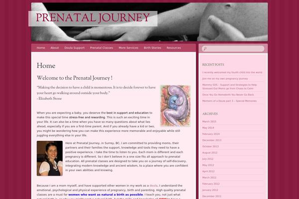 Bouquet theme site design template sample