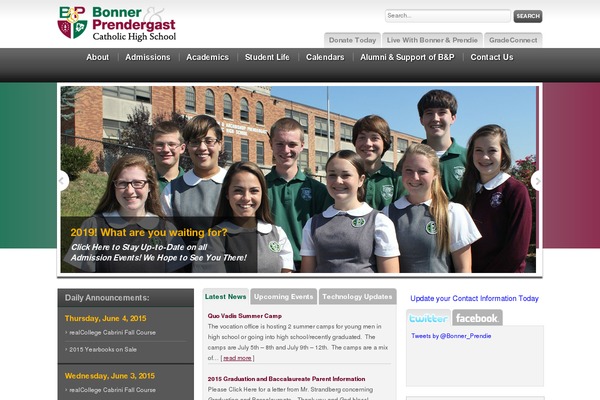 prendie.com site used Bonner
