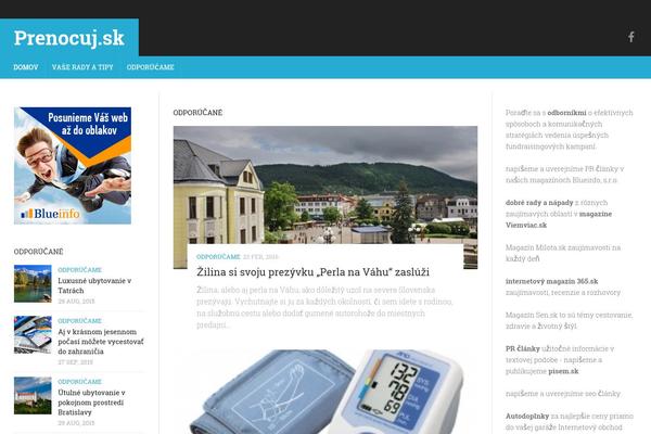 Magaziner theme site design template sample