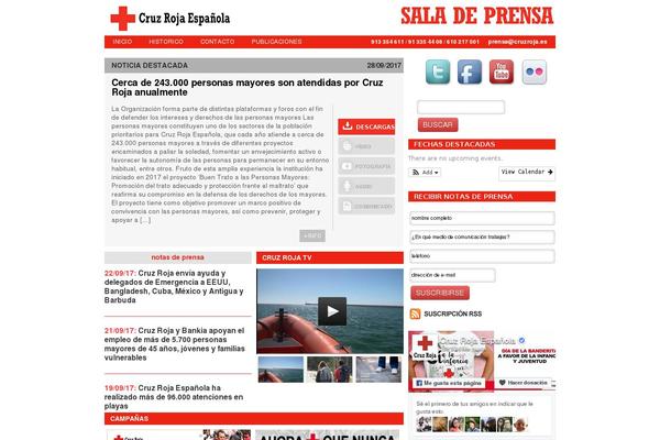 cruzroja WordPress theme, websites list used cruzroja theme cruzroja theme websites examples