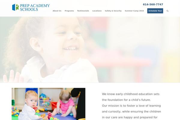 Pas theme site design template sample