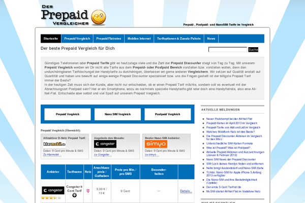 Mimbo 2.2 theme site design template sample