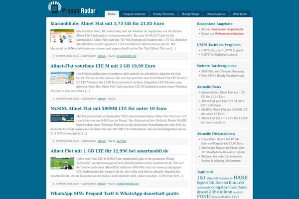 prepaidradar.de site used Shades of Blue