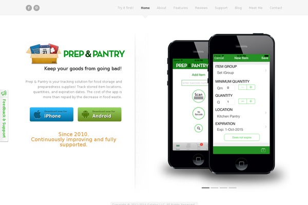 FluidApp theme site design template sample