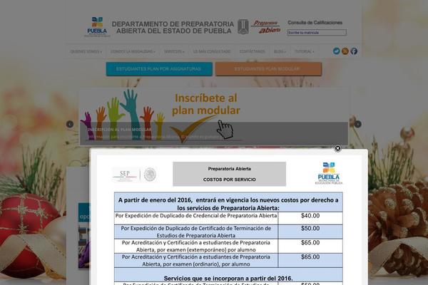 Site using Popups-for-divi plugin