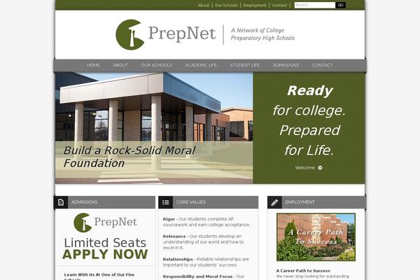 prep_net theme websites examples