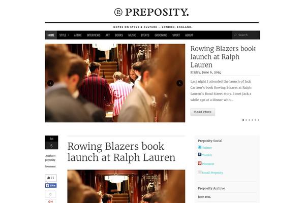 Organic Magazine theme site design template sample