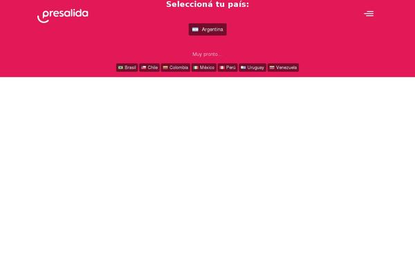 Home theme site design template sample