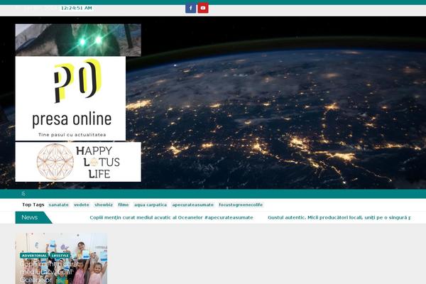 Newsup theme site design template sample