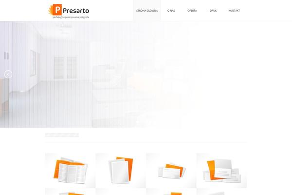 Crystalline theme site design template sample