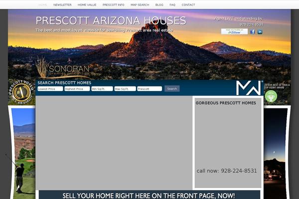 AgentPress theme site design template sample