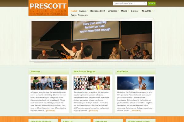 Outreach theme site design template sample