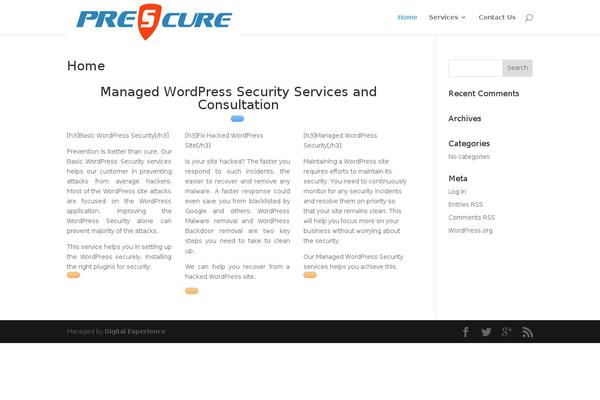 prescure.com site used Prescure