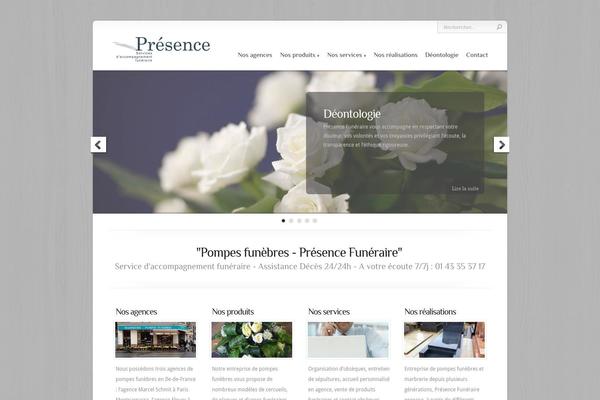 Chameleon theme site design template sample