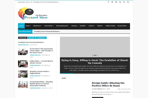 Magic Mag theme site design template sample