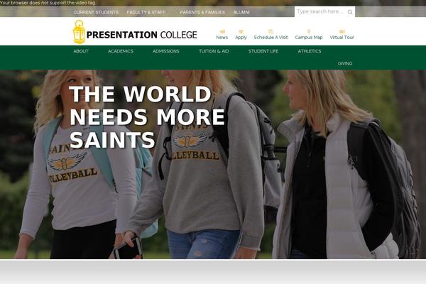 presentation WordPress theme, websites list used presentation theme presentation theme websites examples