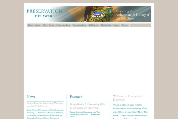 preservationde.org site used Cms_theme