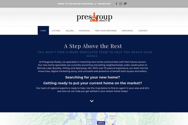 Site using Presgroup plugin